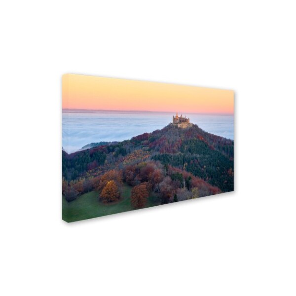 Daniel F 'Autumn Fairytale' Canvas Art,16x24